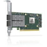 NVIDIA ConnectX-6 Dx Ethernet SmartNIC - PCI Express 4.0 x16 - 100 Gbit/s Data Transfer Rate - 2 Port(s) - Optical Fiber - 100GBase-X - QSFP56 - Plug-in Card