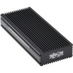 Eaton Tripp Lite Series USB-C to M.2 NVMe and SATA SSD (M-Key) Gaming Enclosure Adapter - USB 3.2 Gen 2 (10 Gbps)  LEDs - 1 x SSD Supported - 1 x Total Bay - Aluminum  Nickel