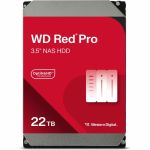 WD WD221KFGX Red Pro 22TB Hard Drive 3.5in Internal SATA/600 7200RPM 512MB Buffer