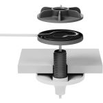 Logitech 952-000123 Mic Pod Pendant Mount White