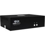 Tripp Lite by Eaton Secure KVM Switch  2-Port  Dual Head  DisplayPort to DisplayPort  4K  NIAP PP4.0  Audio  TAA - 2 Computer(s) - 1 Local User(s) - 3840 x 2160 - 50 Hz  60 Hz - 4 x USB