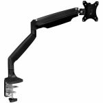 Mount-It! Single Monitor Arm Desk Mount with Gas Spring  C-Clamp and Grommet - Black - Height Adjustable - 1 Display(s) Supported - 13in to 32in Screen Support - 20 lb Load Capacity - 7