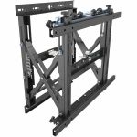 Mount-It! Wall Mount for Video Wall  TV  Display Screen  Digital Signage Display  Menu Board - Horizontal/Vertical - Height Adjustable - 37in to 70in Screen Support - 110 lb Load Capaci