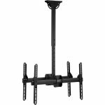 Mount-It! Ceiling Mount for TV  Display Screen - Height Adjustable - 2 Display(s) Supported - 37in to 70in Screen Support - 198 lb Load Capacity - 200 x 200  600 x 400  400 x 200  300 x