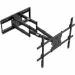 Mount-It! Beast Long Extension TV Wall Mount with Heavy Duty Dual Arms and Sliding Wall Plate - Height Adjustable - 1 Display(s) Supported - 60in to 110in Screen Support - 275 lb Load C