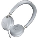 Yealink BH72 Headset - Stereo - Wireless - Bluetooth - 98.4 ft - 20 Hz to 20 kHz - Over-the-head - Binaural - Ear-cup - MEMS Technology Microphone - Light Gray