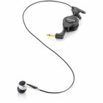 Philips Wired Electret Condenser Microphone - Black  Silver - 3.61 ft - Mono - 50 Hz to 20 kHz - 2.2 Kilo Ohm -35 dB - Omni-directional - Lapel - Mini-phone