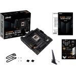ASUS TUF GAMING B650M-PLUS WIFI Micro ATX Motherboard Ryzen 7000 Socket AM5 LGA 1718 4x DDR5 DIMM Slots Max 128GB PCIe 4.0/3.0 x16 2.5Gb Ethernet 802.11ax Wi-Fi Supports Windows 10/11