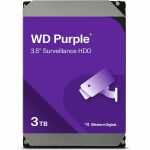 WD WD33PURZ 3TB Purple Surveillance Hard Drive 3.5in SATA 256MB Cache up to 175MB/s Transfer Rate