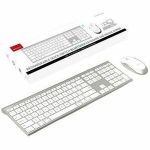 Macally Bluetooth Keyboard and Mouse for Mac - Scissors Wireless Bluetooth Keyboard - 110 Key - Aluminum - Wireless Bluetooth Mouse - Compatible with Smart TV  Tablet  Smartphone for Ma