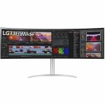 LG 49BQ95C-W 49in Class Dual Quad HD (DQHD) Curved Screen Gaming LCD Monitor - 32:9 - Glossy Black  Textured White - 49in Viewable - In-plane Switching (IPS) Technology - 5120 x 1440 -