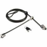 Kensington Slim NanoSaver 2.0 Dual Headed Lock - 5.91 ft Cable - Keyed Lock - Carbon Steel - For Notebook