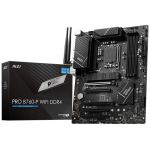 MSI Pro B760-P WIFI DDR4 Gaming Desktop Motherboard Intel B760 Chipset Socket LGA-1700 ATX 128 GB DDR4 SDRAM Maximum RAM Gigabit Ethernet - HDMI - DisplayPort - 4 x SATA Interfaces