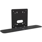 Vaddio Thin Profile Wall Mounted Camera Bracket - For Poly Studio E70 - Black - 75 x 75  100 x 100 - VESA Mount Compatible