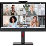 Lenovo ThinkVision T27hv-30 27in Class Webcam WQHD LED Monitor - 16:9 - Raven Black - 27in Viewable - In-plane Switching (IPS) Technology - WLED Backlight - 2560 x 1440 - 16.7 Million C