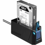 Sabrent Drive Dock for 3.5in   2.5in PCI Express NVMe  SATA - USB 3.2 (Gen 2) Host Interface - Hot Swappable Bays - 1 x HDD Supported - 1 x SSD Supported - 1 x Total Bay - 1 x 2.5in/3.5