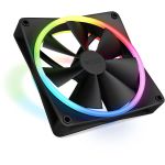 NZXT RF-D14SF-B1 F140 RGB DUO Fan Black 140mm 4-Pin PWM Control 500-1800 rpm 36 dBA