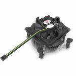 Dynatron Q10 Cooling Fan/Heatsink - 1 x Fan(s) - 53.90 CFM Maximum Airflow - 5500 rpm - Dual Ball Bearing - 4-Pin PWM - Compatible Intel Socket: Socket LGA-1851  LGA-1700 - Processor  C