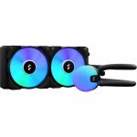 Fractal Design FD-W-L1-S2412 Lumen S24 RGB AIO CPU Liquid Cooler 2x Aspect 12 RGB PWM Fans AMD/Intel Compatible