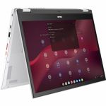 Asus Chromebook Vibe CX34 Flip CX3401 CX3401FBA-DH586T-S 14in Touchscreen Convertible 2 in 1 Chromebook - WUXGA - 144 Hz - Intel Core i5 12th Gen i5-1235U - 8 GB - 256 GB SSD - Pearl Wh