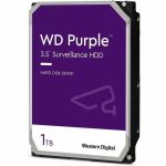 WD Purple WD11PURZ 1 TB Solid State Drive - 3.5in Internal - SATA (SATA/600) - Conventional Magnetic Recording (CMR) Method - Video Surveillance System Device Supported - 5400rpm - 3 Ye