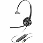Poly EncorePro 320 Stereo USB-C Headset TAA - Microsoft Teams Certification - Mono - USB Type C - Wired - 32 Ohm - 50 Hz to 8 kHz - On-ear - Monaural - Ear-cup - Noise Cancelling  Uni-d