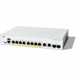 Cisco Catalyst C1300-8P-E-2G Ethernet Switch - 8 Ports - Manageable - Gigabit Ethernet - 10/100/1000Base-T  1000Base-X - 3 Layer Supported - 2 SFP Slots - 80.86 W Power Consumption - 67