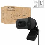 Logitech 960-001579 BRIO 105 Business Webcam 1920x1080 30fps 2 Megapixels 58 Degree FOV Graphite