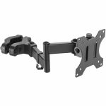 Amer Mounts PM111 Mounting Arm for Monitor  Pole Mount - Matte Black - 1 Display(s) Supported - 17in to 32in Screen Support - 17.64 lb Load Capacity - 75 x 75  100 x 100 - VESA Mount Co