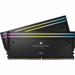 Corsair CMP64GX5M2X6600C32 DOMINATOR TITANIUM 64GB 2x32GB DDR5 Memory Kit 6600MT/s 32-39-39-76 OC PMIC XMP 3.0 RGB LED 1.4V Black