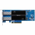 Synology E25G30-F2 Dual-port 25GbE SFP28 add-in card for Synology systems - PCI Express 3.0 x8 - 50 Gbit/s Data Transfer Rate - 2 Port(s) - Optical Fiber - Low Profile/Full Height Brack
