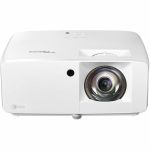 Optoma UHZ35ST 3D Short Throw DLP Projector - 16:9 - Portable - White - High Dynamic Range (HDR) - Front - 480i - 30000 Hour Normal Mode - 500000:1 - 3500 lm - HDMI - USB - Network (RJ-