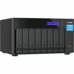QNAP TVS-h874T-i7-32G NAS Storage System - Intel Core i7 Dodeca-core (12 Core) - 8 x HDD Supported - 0 x HDD Installed - Serial ATA/600 - 32 GB RAM DDR4 SDRAM - RAID Supported - 8 x Tot