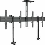 Mount-It! Wall Mount for Display Screen  Camera  Sound Bar Speaker  Codec  Collaboration System  Video Sound Bar Speaker - Landscape - 2 Display(s) Supported - 32in to 75in Screen Suppo