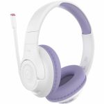 Belkin SoundForm Inspire Wireless Over-Ear Headset for Kids - Stereo - Mini-phone (3.5mm) - Wired/Wireless - Bluetooth - 30 ft - Over-the-ear  On-ear - Binaural - Ear-cup - Lavender