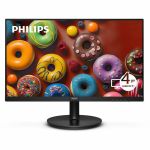 PHILIPS 241V8LBS - 24 inch Monitor  LED  FHD  HDMI  VGA  4 Year Manufacturer Warranty - 24in - 23.8in Viewable - Vertical Alignment (VA) - WLED Backlight - 1920 x 1080 - 16.7 Million Co