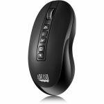 Adesso Air Mouse Wireless Multifunctional Presenter Mouse - Travel Mouse - Laser - Wireless - 100 ft - Radio Frequency - 2.40 GHz - USB - Symmetrical - 2 x AAA Battery Supported