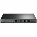 Omada Access Plus 24-Port Gigabit Switch with 4x 10G SFP+ Slots - 24 Ports - Manageable - Gigabit Ethernet  10 Gigabit Ethernet - 10GBase-X  10/100/1000Base-T - 2 Layer Supported - 23.6