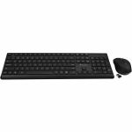 V7 CKW350US 2.4Ghz Wireless Quiet Keyboard and Mouse Combo US Layout English (US) QWERTY Business Black Full Size