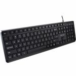 V7 KU350US USB Quiet Keyboard US Layout English (US) QWERTY Business Black USB-A Connectivity Full Size