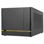 SilverStone SUGO 14 Mini-ITX Cube Chassis with Powerful Accommodation - Black - Plastic  Steel - 1 x 120mm Fan(s) Installed - Mini DTX  Mini ITX Motherboard Supported - 3 x Fan(s) Suppo