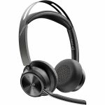 HP 9T9J4AA#AC3 Voyager Focus 2 MS Teams Certified Stereo USB-C + USB-C/A Adapter Wireless Bluetooth Over-the-head