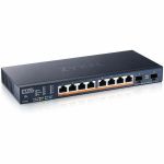 ZYXEL XMG1915-10EP 8-Port 2.5G Multi-Gigabit Smart Nebula Cloud Managed PoE Switch with 2 10G SFP+ Uplinks | 8 PoE+ / PoE++ Ports at 130W | Fanless - 8 Ports - 2.5G Multi-Gigabit PoE /