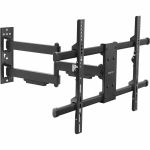 Mount-It! PRO Wall Mount for Display Screen  Curved Screen Display  TV - Black - 37in to 80in Screen Support - 110 lb Load Capacity - 200 x 200  300 x 200  300 x 300  400 x 200  400 x 3