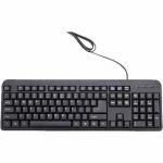 iMicro KB-US0803 104-Key Wired USB English Keyboard (Black) - Cable Connectivity - USB Interface - 104 Key(s) - Windows 98  Windows ME  Windows 95  Windows NT  Windows 2000  Windows XP