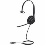 Yealink UH35 Headset - Microsoft Teams Certification - Mono - USB Type A - Wired - 32 Ohm - 20 Hz to 20 kHz - Over-the-head  On-ear - Monaural - Supra-aural - 4.92 ft Cable - Noise Canc