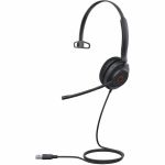 Yealink UH35 Headset - Mono - Wired - 32 Ohm - 20 Hz to 20 kHz - Over-the-head  On-ear - Monaural - Supra-aural - 4.92 ft Cable - Noise Cancelling Microphone