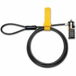 Kensington Resettable Combination Laptop Lock T-Bar - TAA - Resettable - 4-digit - Patented T-bar/Combination Lock - Carbon Steel  Plastic - For Notebook - TAA Compliant