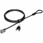 Kensington MicroSaver 2.0 Keyed Laptop Lock - Master Keyed On Demand - TAA - 6 ft Cable - Patented T-bar/Key Lock - Carbon Steel  Plastic - For Notebook - TAA Compliant