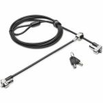 Kensington N17 Keyed Dual Head Laptop Lock for Dell Devices - TAA - 6 ft Cable - Patented T-bar/Key Lock - Carbon Steel  Plastic - For Notebook  Monitor  Docking Station  Hard Drive  Ta